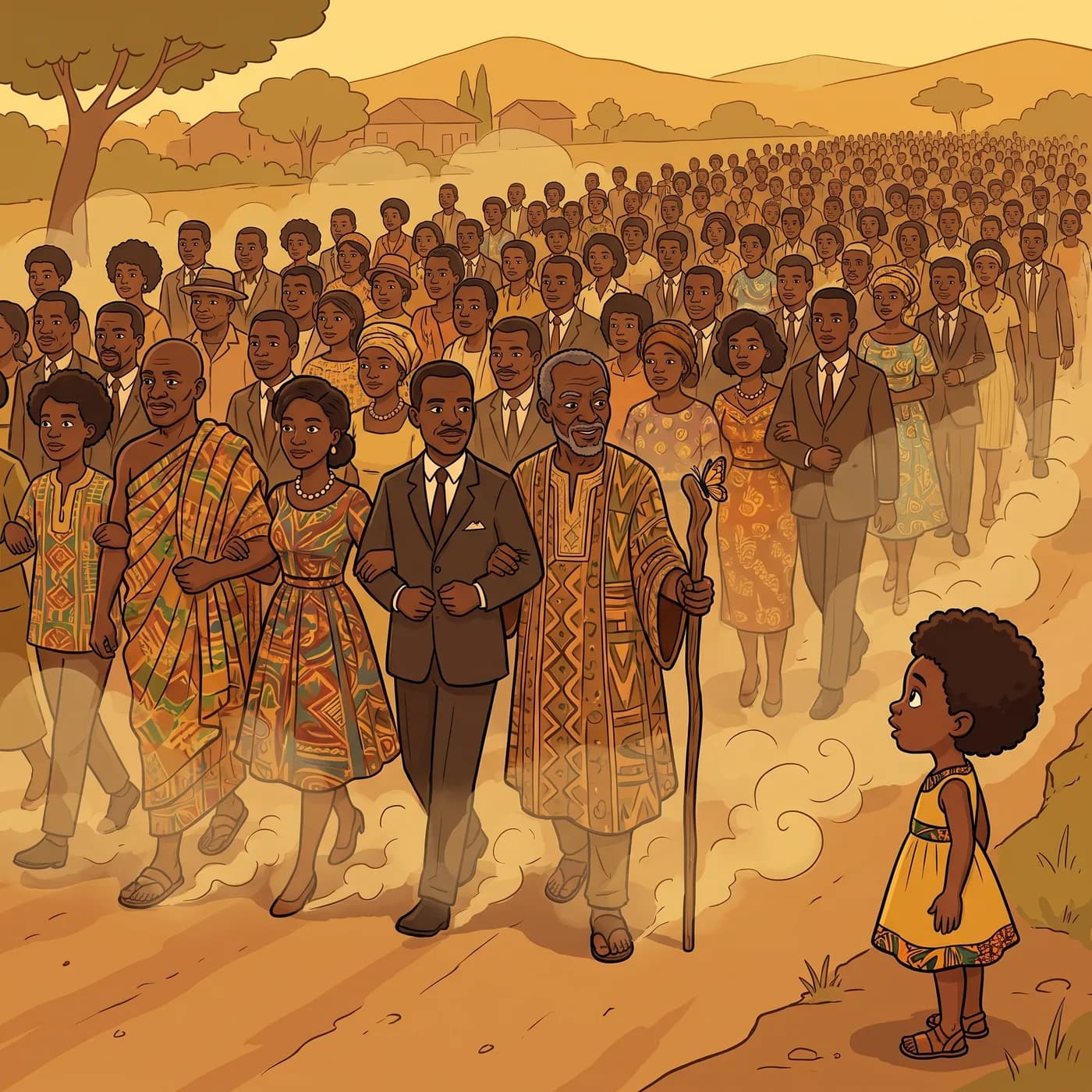 African-American heritage illustration showing rich cultural detail