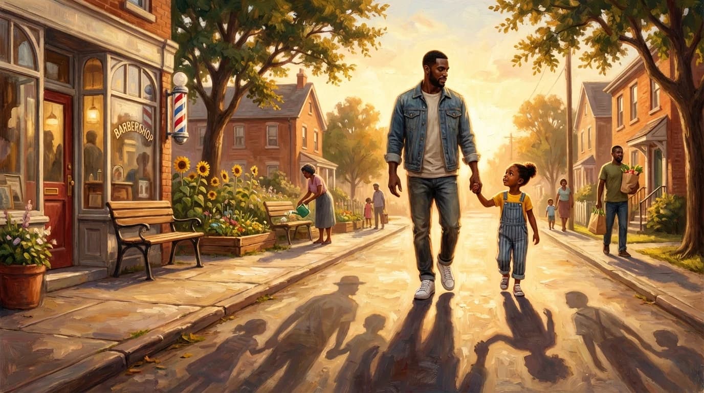 Walk With Me — father and child walking together